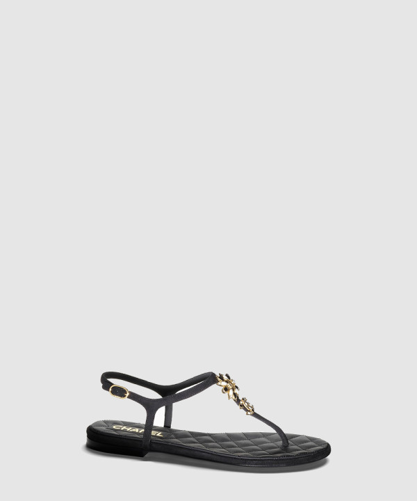 샤넬 레더 샌들 G45025