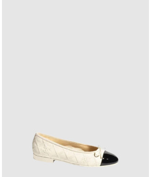 샤넬 발레리나 퀄팅 플랫 슈즈 G40110
