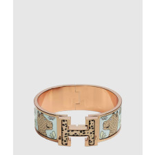 18K 하이엔드 미러급 에르메스 클릭클락 H 레오파드 브레이슬릿