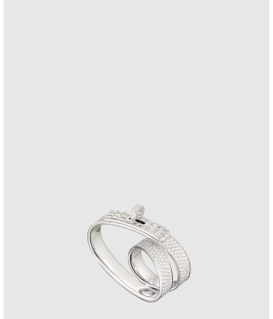 18K 하이엔드 미러급 에르메스 Kelly Gavroche 더블 링