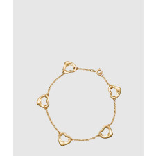 18K 하이엔드 미러급 티파니앤코 엘사 퍼레티 오픈 하트 브레이슬릿