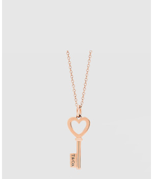 18K 하이엔드 미러급 티파니앤코 하트 키 펜던트