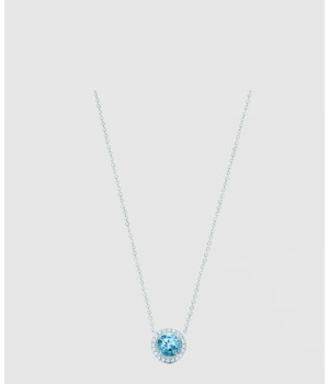 18K 하이엔드 미러급 티파니앤코 솔리스트 아쿠아마린 펜던트