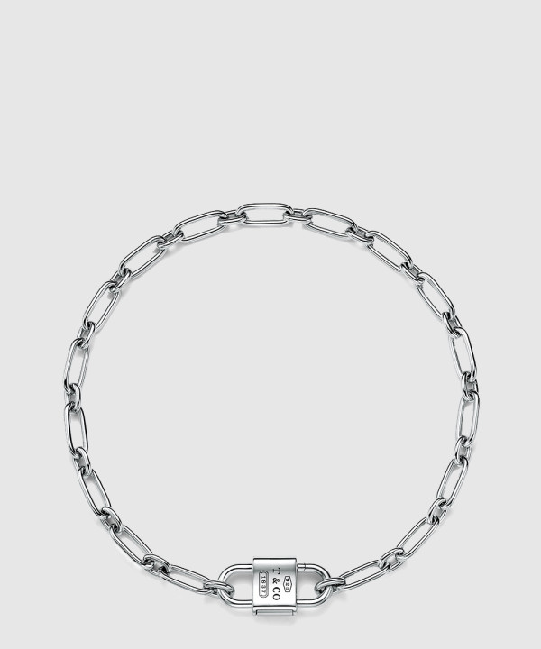 18K 하이엔드 미러급 티파니앤코 1837™ 라지 더블 락 네크리스