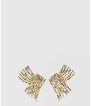 18K 하이엔드 미러급 티파니앤코 V-Rope 귀걸이