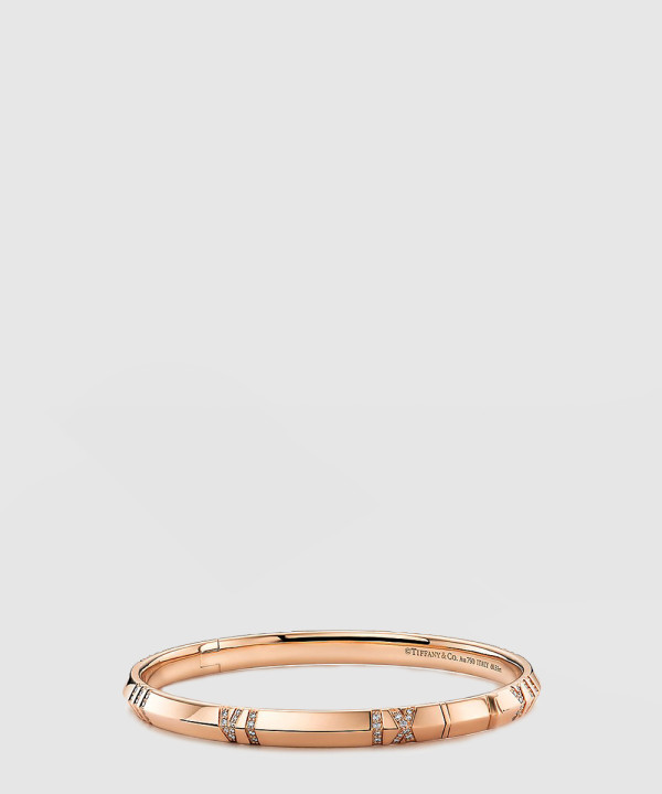 18K 하이엔드 미러급 티파니앤코 아틀라스 X 클로즈드 힌지드 뱅글