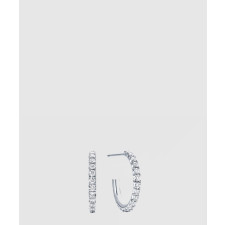 18K 하이엔드 미러급 티파니앤코 메트로 후프 이어링