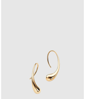 18K 하이엔드 미러급 티파니앤코 엘사 퍼레티 티어드롭 후프 귀걸이