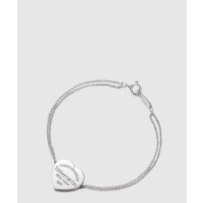 18K 하이엔드 미러급 티파니앤코 리턴 투 티파니 더블 체인 하트 태그 브레이슬릿