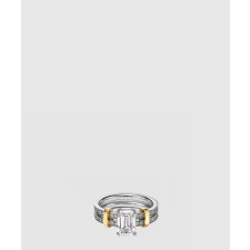 18K 하이엔드 미러급 티파니앤코 스퀘어 다이아몬드 링