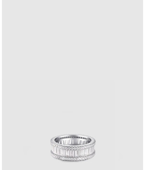 18K 하이엔드 미러급 티파니앤코 바게트 이터니티 밴드 링