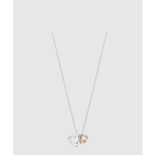 18K 하이엔드 미러급 티파니앤코 엘사 퍼레티 더블 오픈 하트 펜던트 목걸이