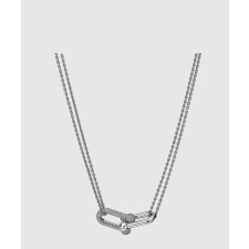 18K 하이엔드 미러급 티파니앤코 하드웨어 라지 더블 링크 펜던트