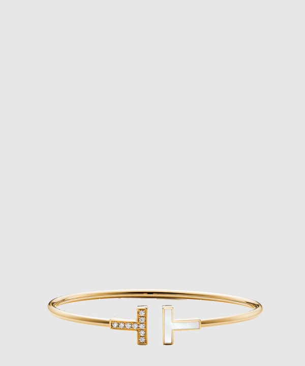 18K 하이엔드 미러급 티파니앤코 T 와이어 브레이슬릿