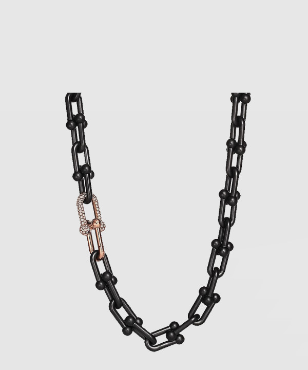 18K 하이엔드 미러급 티파니앤코 하드웨어 링크 목걸이