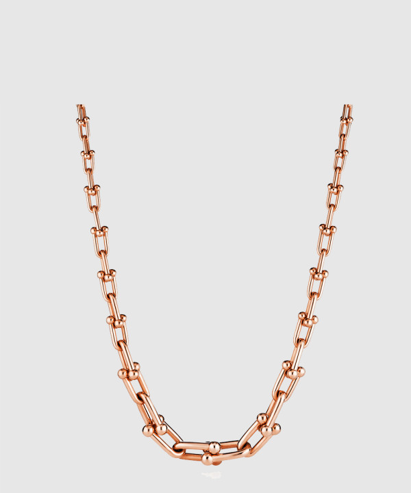 18K 하이엔드 미러급 티파니앤코 하드웨어 그래듀에이티드 링크 네크리스