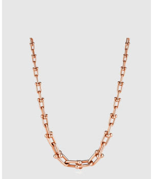 18K 하이엔드 미러급 티파니앤코 하드웨어 그래듀에이티드 링크 네크리스