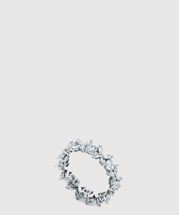 18K 하이엔드 미러급 티파니앤코 빅토리아™ 얼터네이팅 링