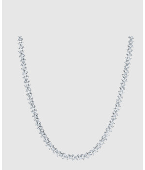 18K 하이엔드 미러급 티파니앤코 빅토리아™ 얼터네이팅 그레듀에이티드 네크리스