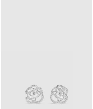 18K 하이엔드 미러급 샤넬 필 드 까멜리아(Fil de Camélia) 귀걸이 J2672