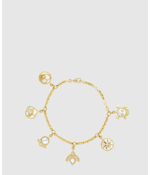 18K 하이엔드 미러급 디올 로즈 드 방(Rose des Vents) 브레이슬릿