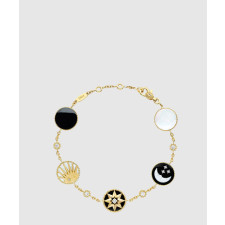 18K 하이엔드 미러급 디올 Rose des Vents & Rose Céleste 팔찌 JSAM9