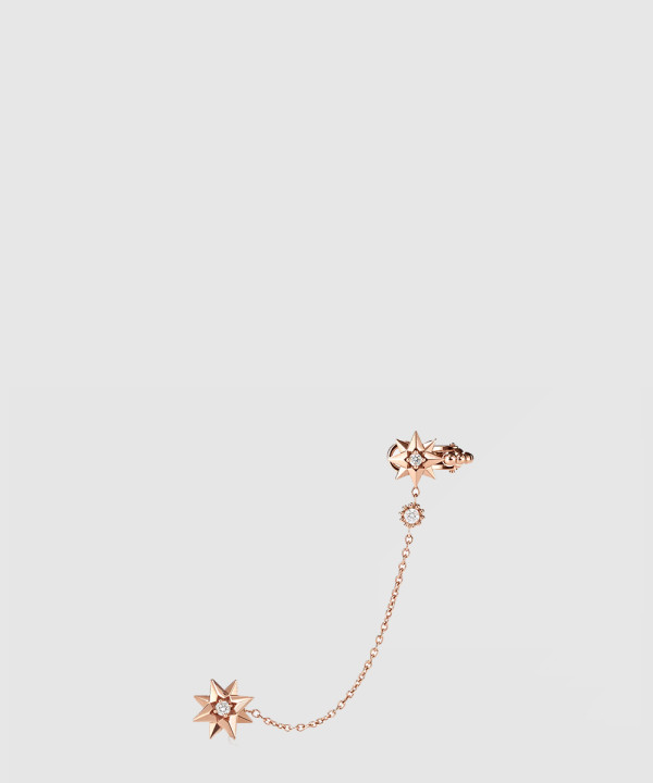 18K 하이엔드 미러급 디올 Étoile des Vents 싱글 귀걸이 JRDV9