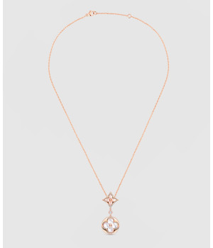 18K 하이엔드 미러급 루이비통 컬러 블라썸 목걸이 Q94355