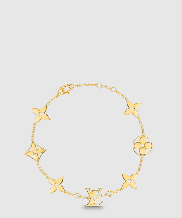 18K 하이엔드 미러급 루이비통 이딜 블라썸 모노그램 팔찌 Q95588