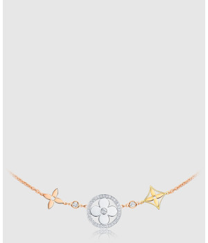 18K 하이엔드 미러급 루이비통 이딜 블라썸 목걸이 Q93541