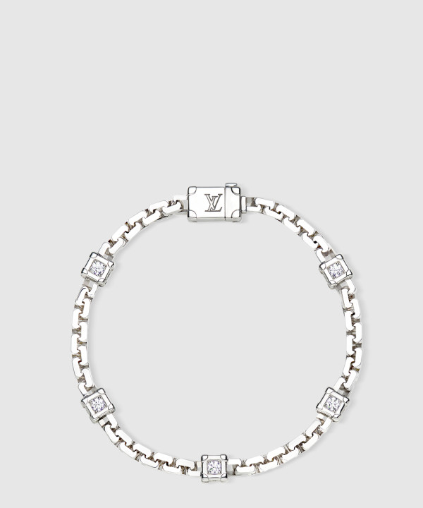 18K 하이엔드 미러급 루이비통 레 가스통 비통 컬렉션 트렁크 팔찌 Q05837