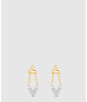 18K 하이엔드 미러급 루이비통 LV 볼트 이어링 Q96973