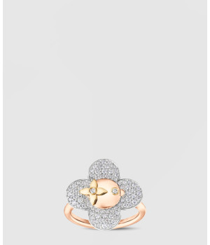 18K 하이엔드 미러급 루이비통 비비엔 반지 Q0T48Y