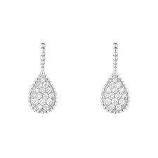 18K 하이엔드 미러급 부쉐론 쎄뻥 보헴 M 모티브 이어링 01276