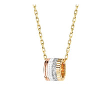 18K 하이엔드 미러급 부쉐론 콰트로 화이트 에디션 펜던트 라지 모델 00375