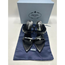 2026년 3월 22일 김*지님 프라다 블랙 새틴 뮬 샌들 검품 및 출고